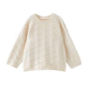 Zara kids ecru sweater 18-24 months textured